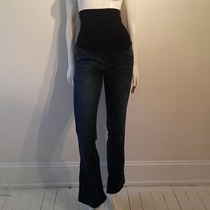Jessica Simpson maternity flare leg dark jeans